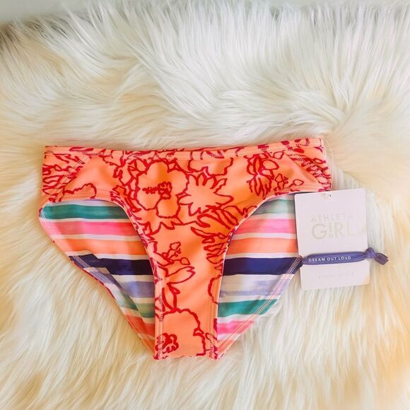 NWT Athleta Girl Reversible Bikini Bottom! - Picture 2 of 5